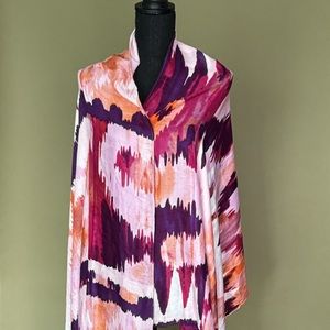 ⭐️ Multi colored purple pink orange scarf